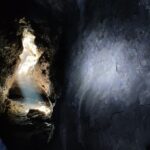 Volcano tunnel in Las Manchas, La Palma