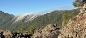 Wolkenwasserfall Wanderung
