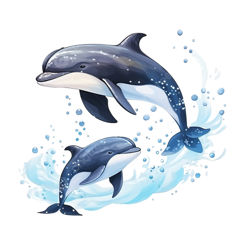 Delfin und Walarten vor La Palma..